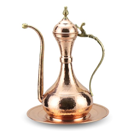 Lüx Dövme Bakır İbrik